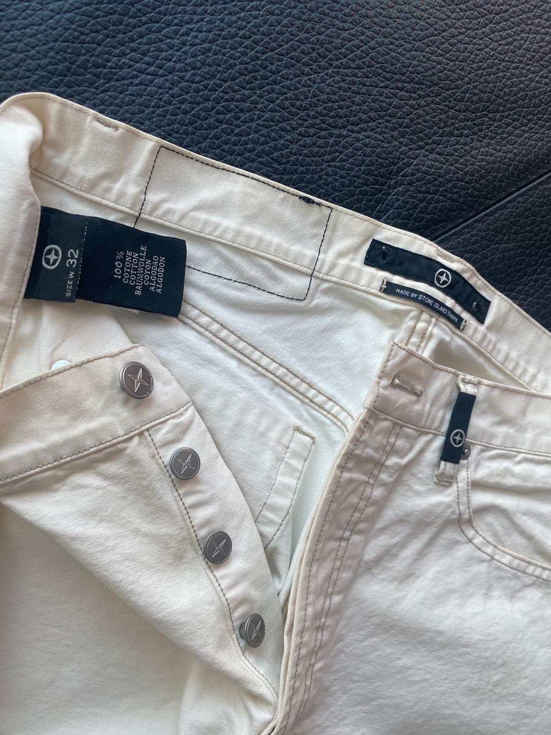  스톤아일랜드 아이보리 치노 레귤러 핏 31~32 사이즈 상품이미지8