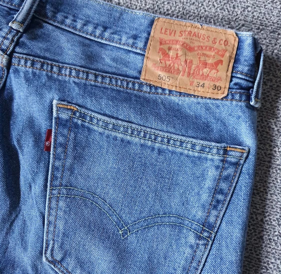 리바이스 505 빈티지 데님 반바지 34 NO.47 상품이미지6