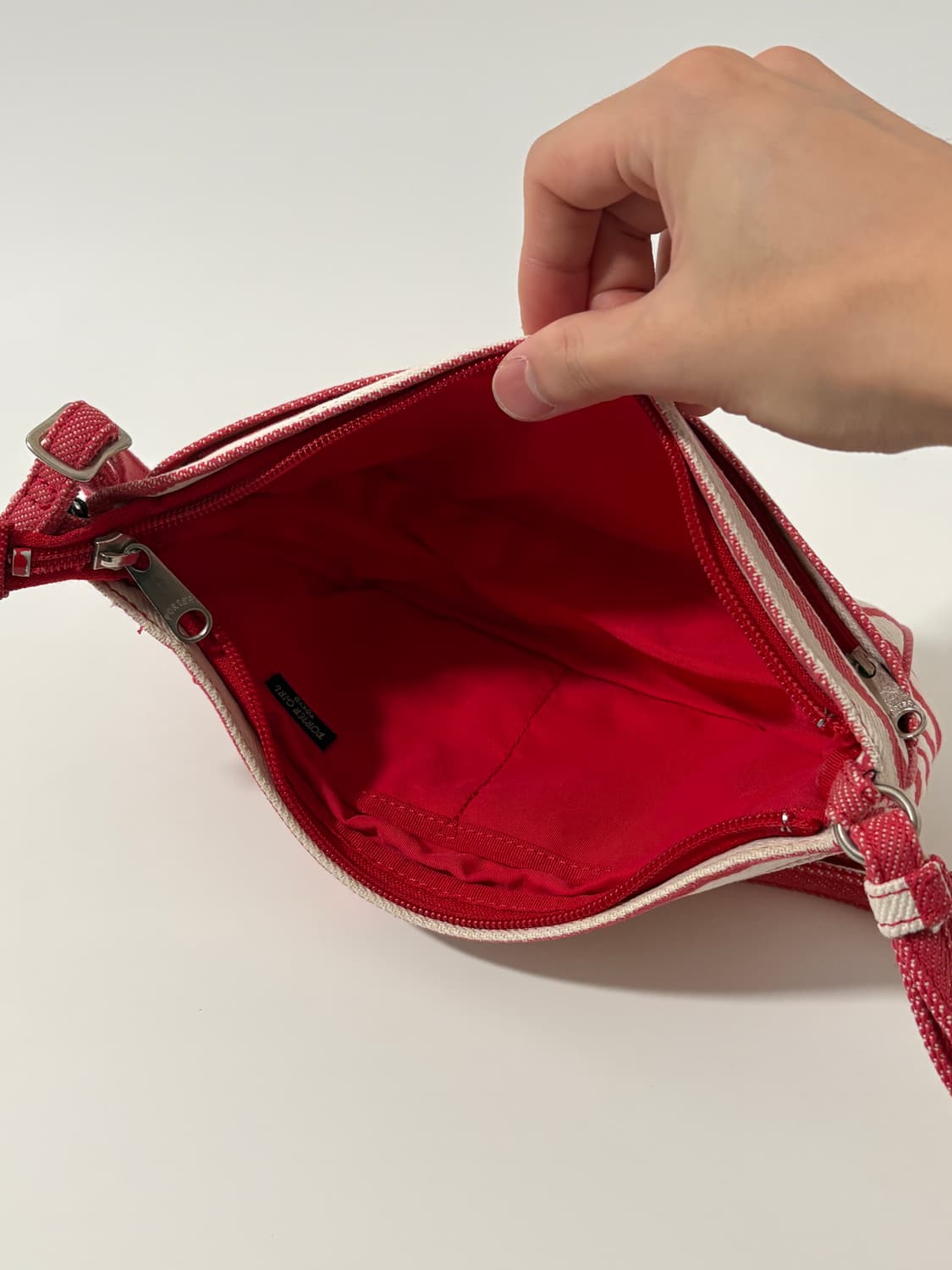 Stripe Canvas Mini SHholder Bag 상품이미지8