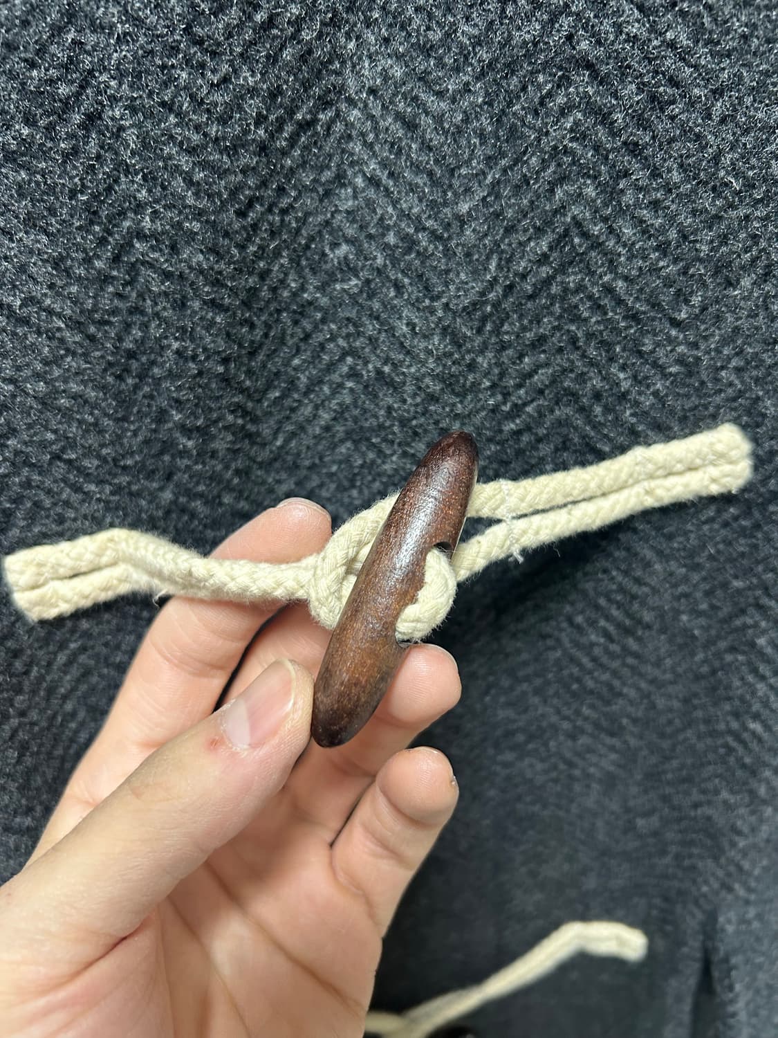 일본 울 더플코트 L 상품이미지4