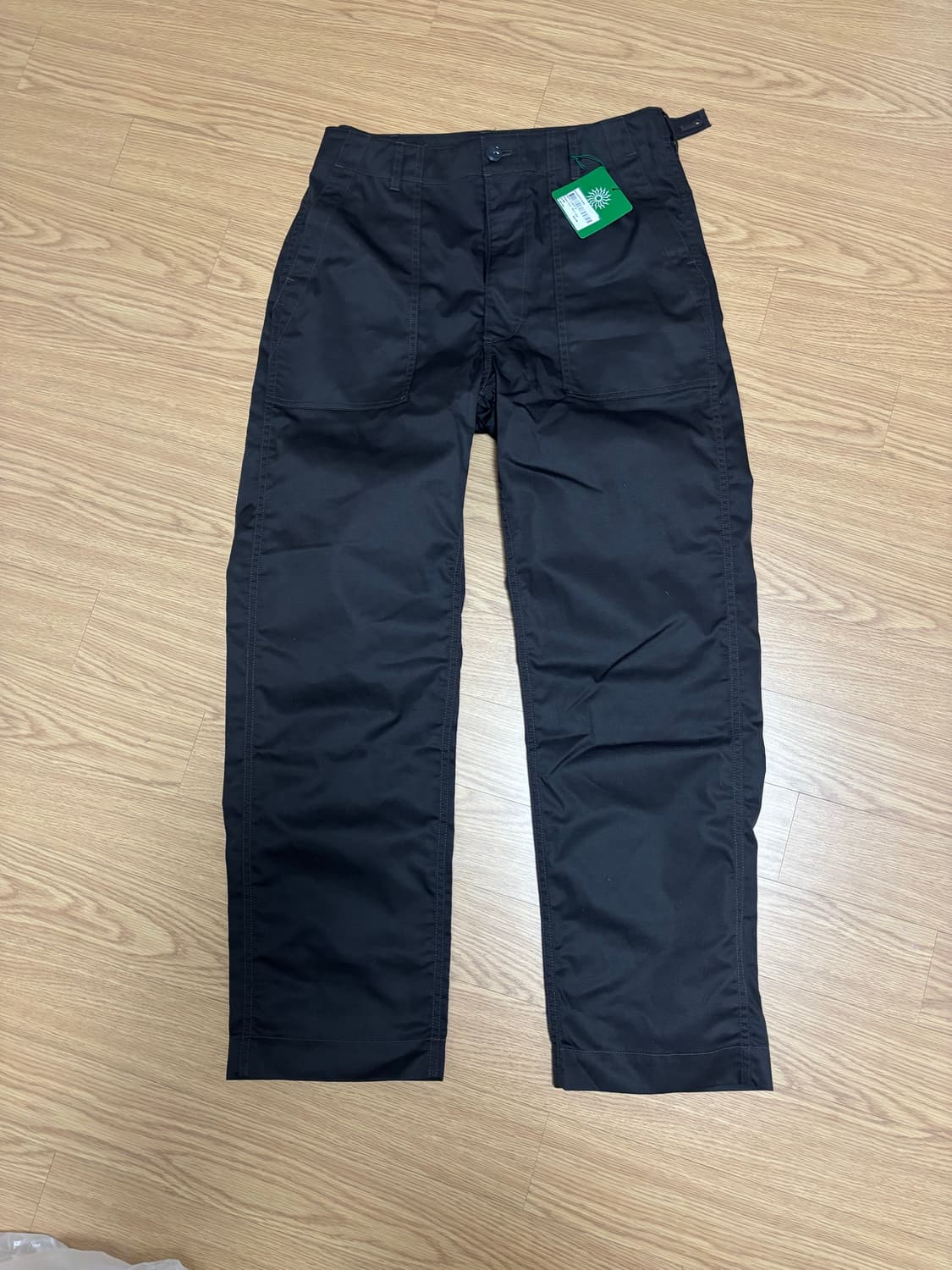 [새상품/32] 남이서팔 SW28 퍼티그 트윌 팬츠 면바지 블랙   상품이미지2