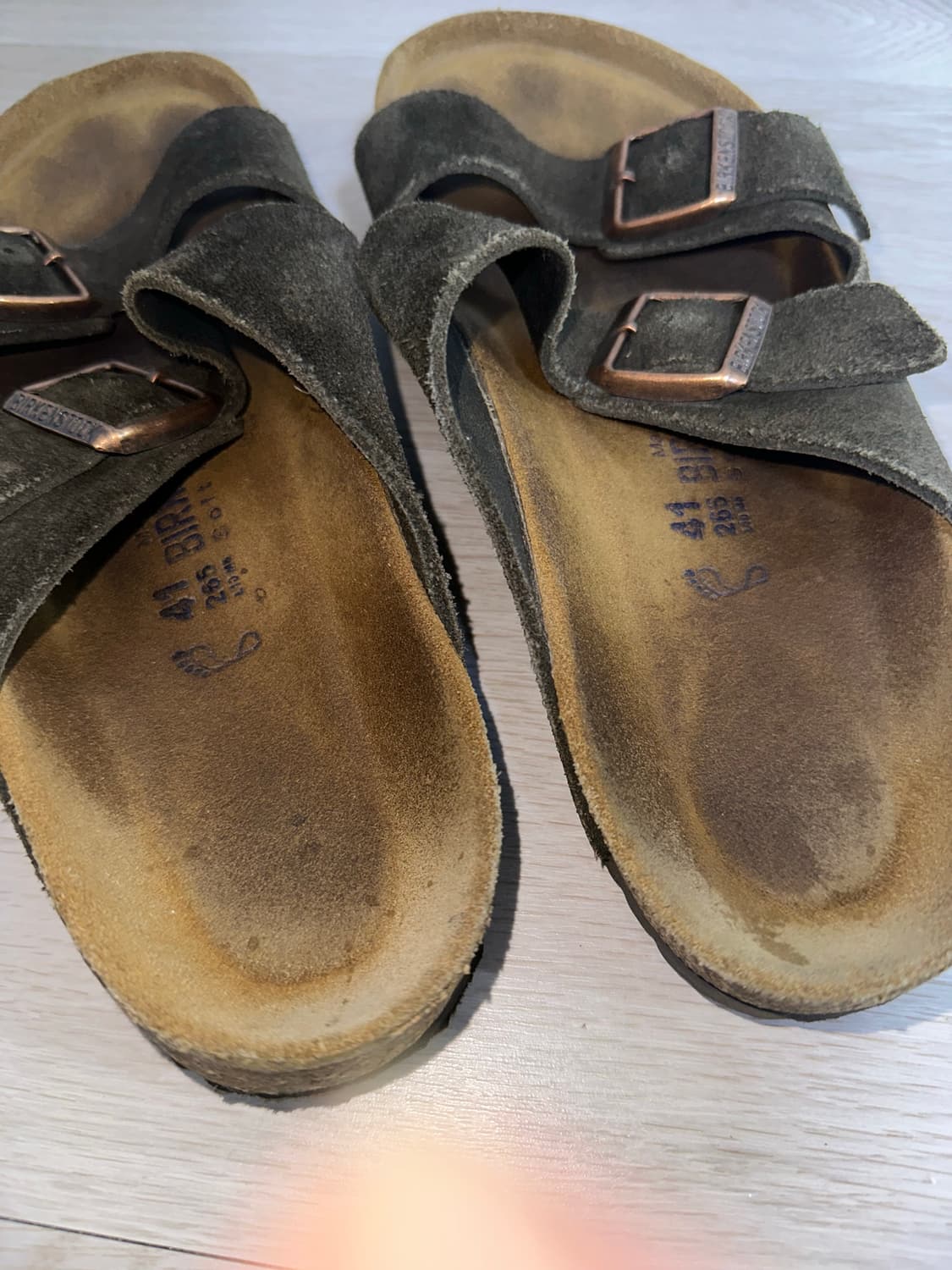 버켄스탁 Birkenstock 아리조나 스웨이드 모카 265 레귤러 상품이미지7