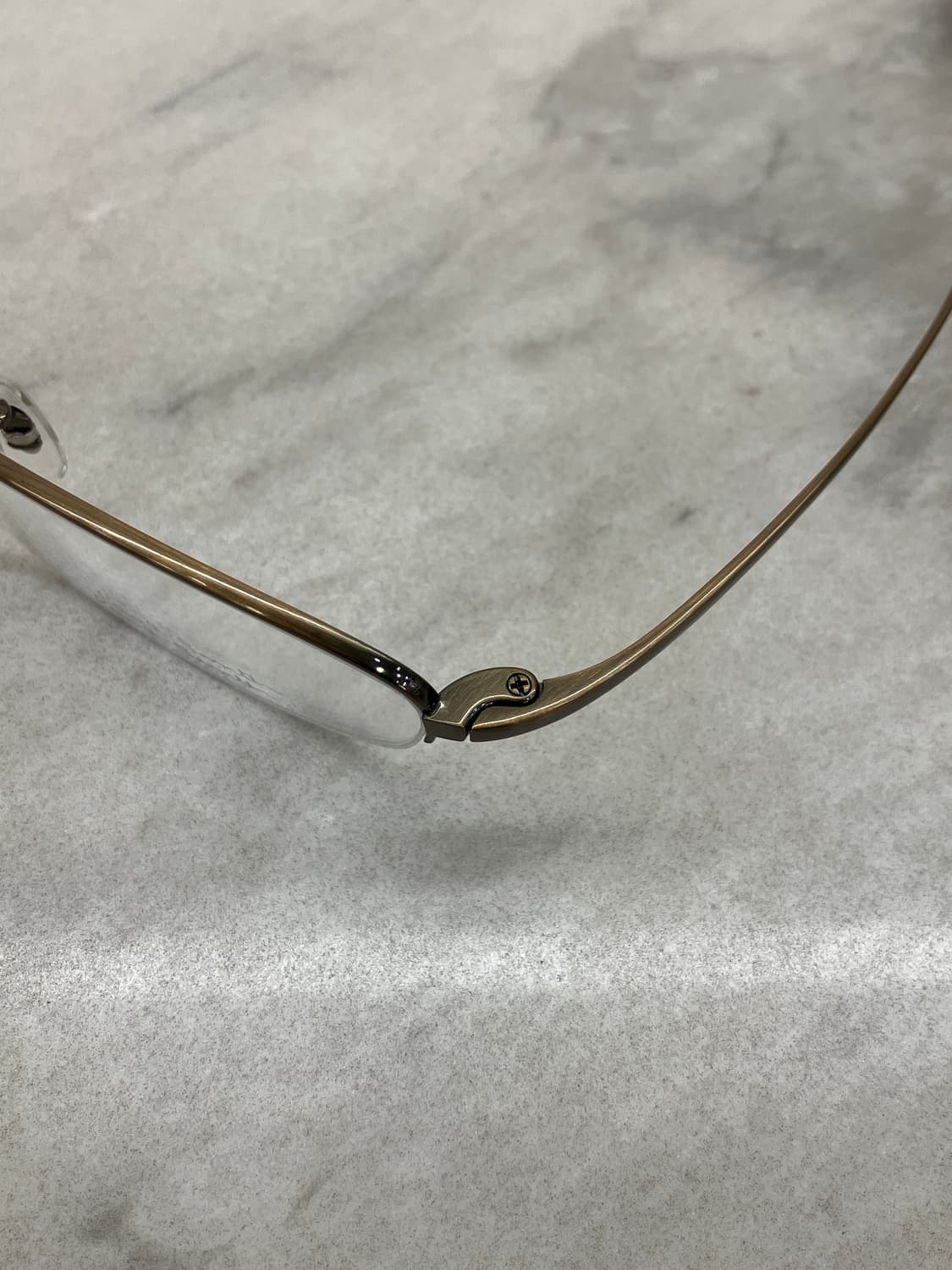 폴 스미스 Paul Smith 엔틱 황동 소프트 스퀘어 반무테 상품이미지2