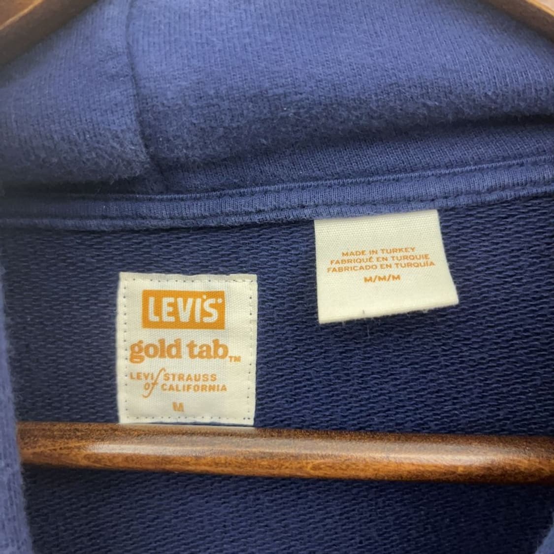 리바이스 골드탭 포레스트 놀스 빈티지 후드티 M C09066 상품이미지5