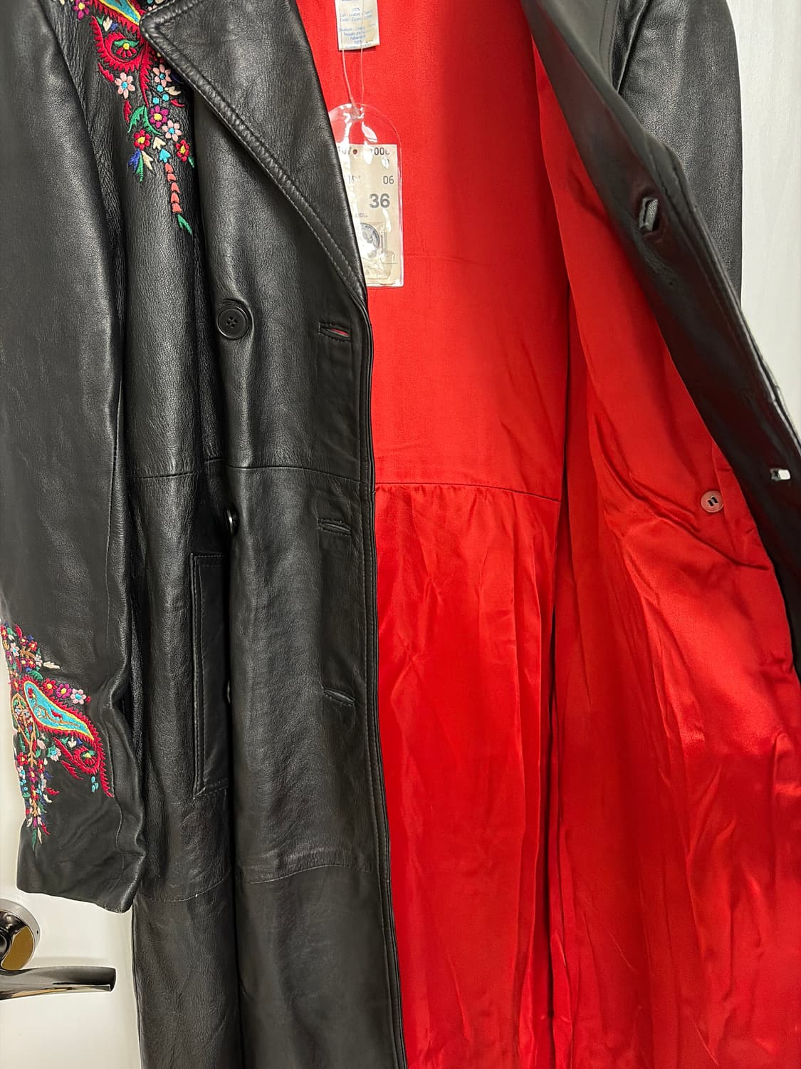 겐조 레더 코트 상품이미지3