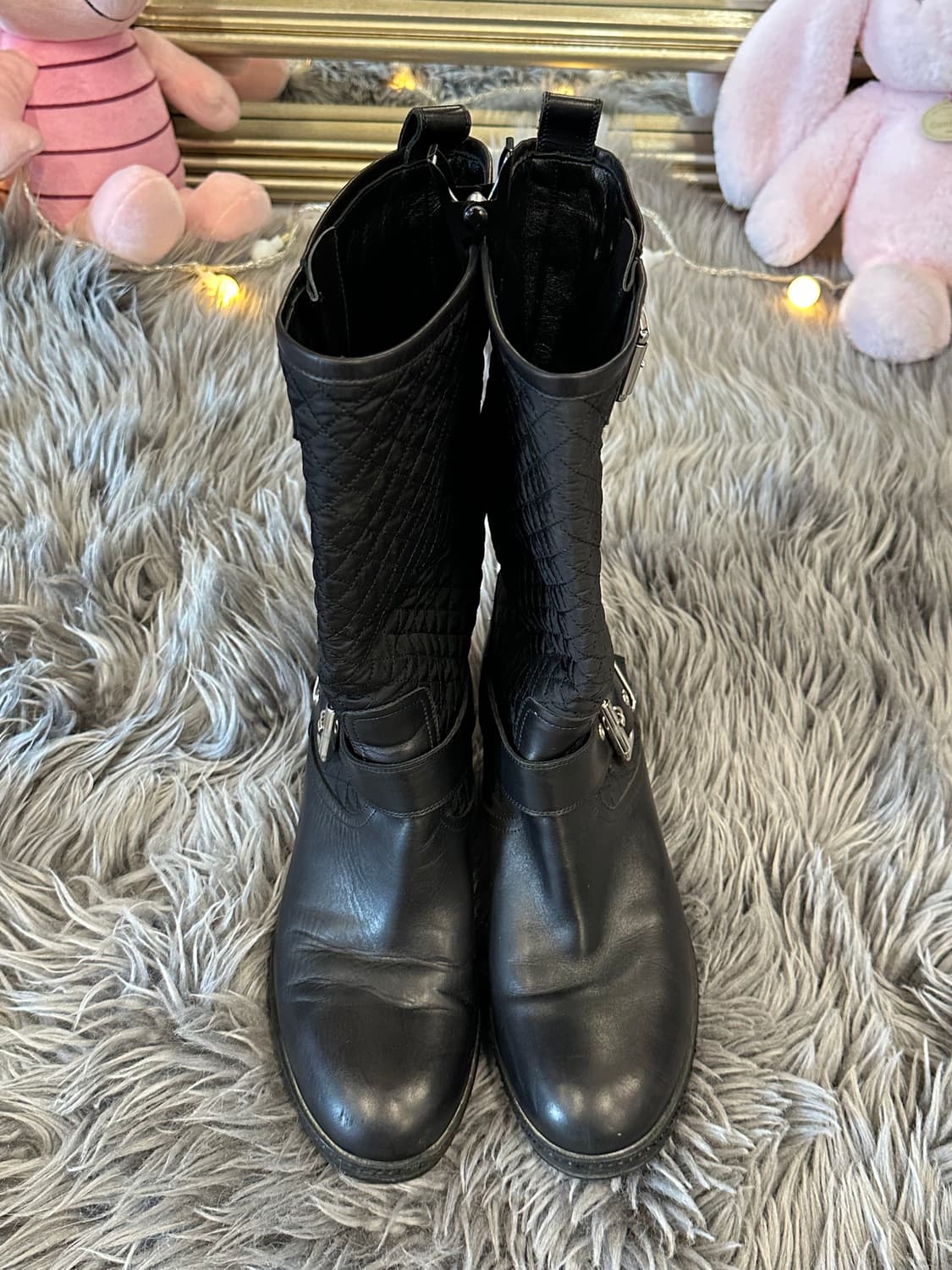 Gianvito Rossi 바이커 가죽 부츠 상품이미지4