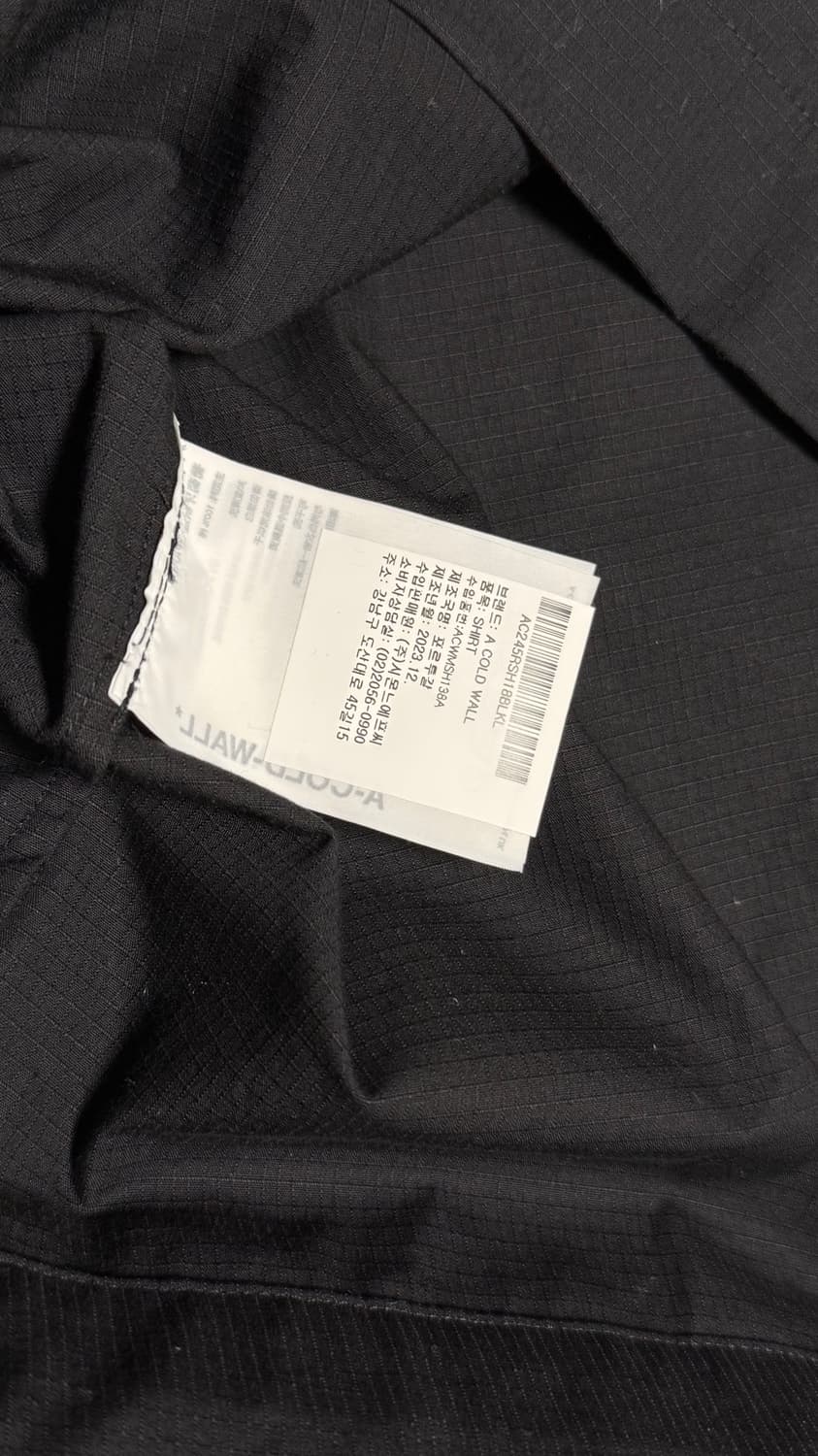 어콜드월 오닉스 립스톱 자켓 L 상품이미지8