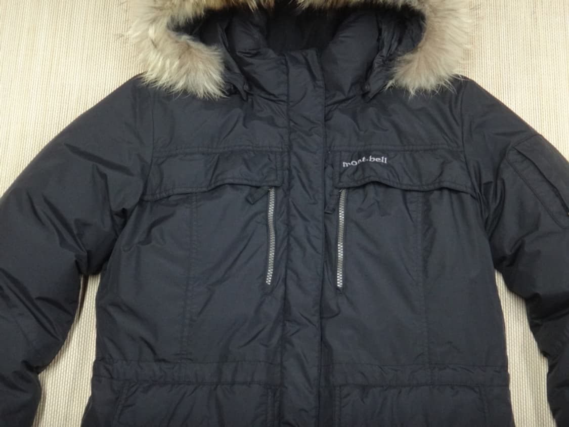 (100) 몽벨 여성 와일드 헤비 야상형 구스 다운 재킷 상품이미지3