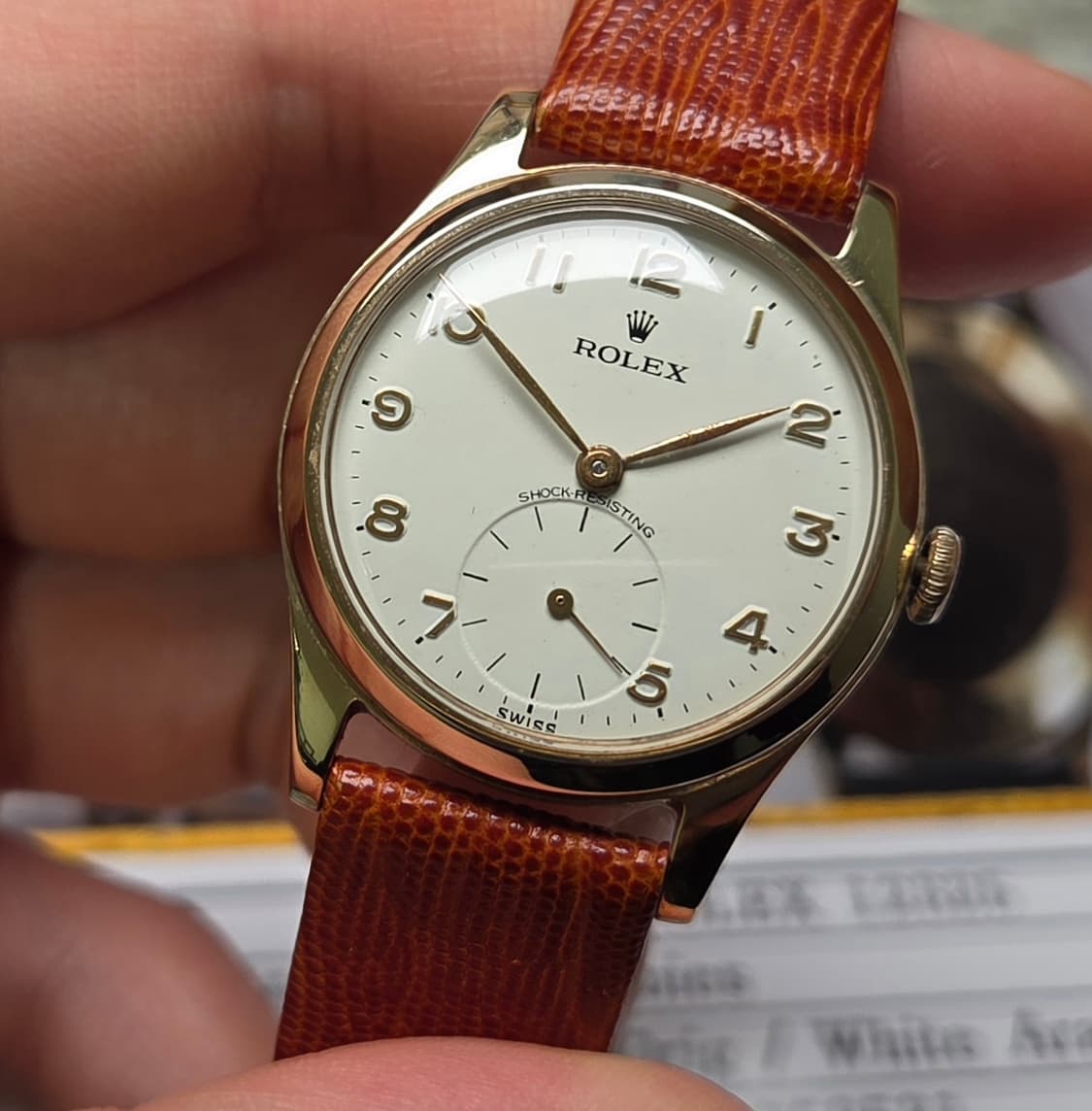 레어] 빈티지 롤렉스 9k올금통 Ref.12325 독립초침 아리빅판 (감 상품이미지5
