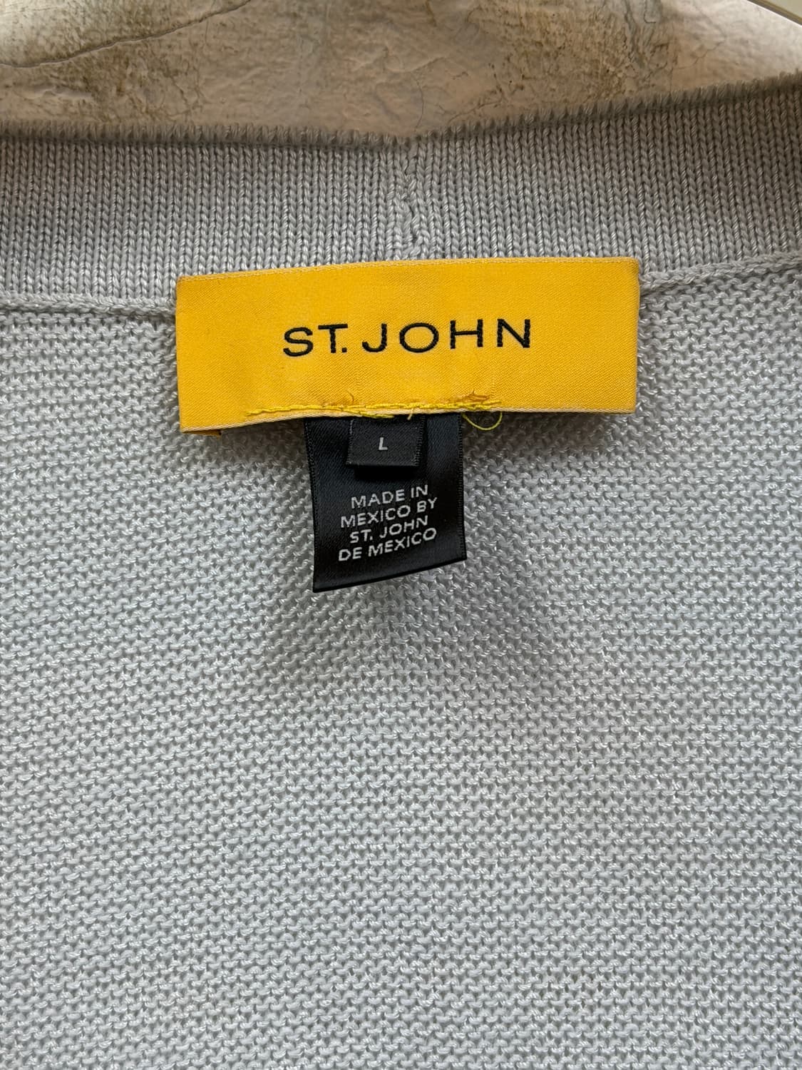 ST.JOHN 세인트존 울 블렌드 브이넥 가디건 L 상품이미지2