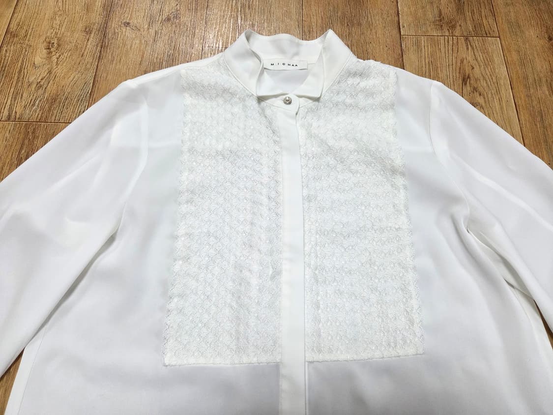 미샤(MICHAA) 아코디언 레이스블라우스 55 상품이미지2