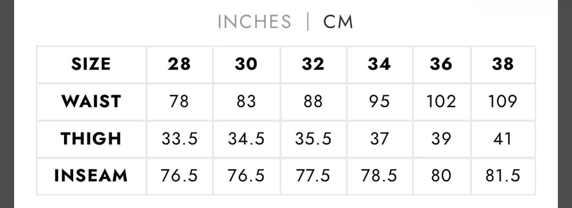 빌리네어보이즈클럽 개바지 34사이즈 상품이미지3