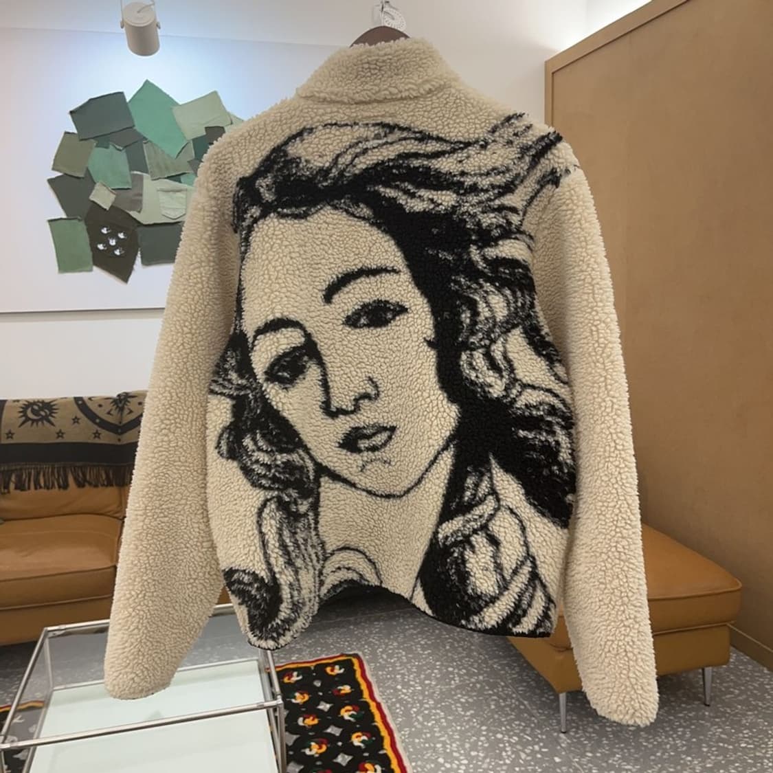 스투시 비너스 자카드 쉐르파 플리스 자켓 M C06921 상품이미지4