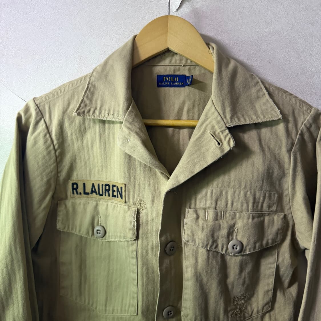폴로 랄프로렌 데미지 오버셔츠 S (90-95) 상품이미지3