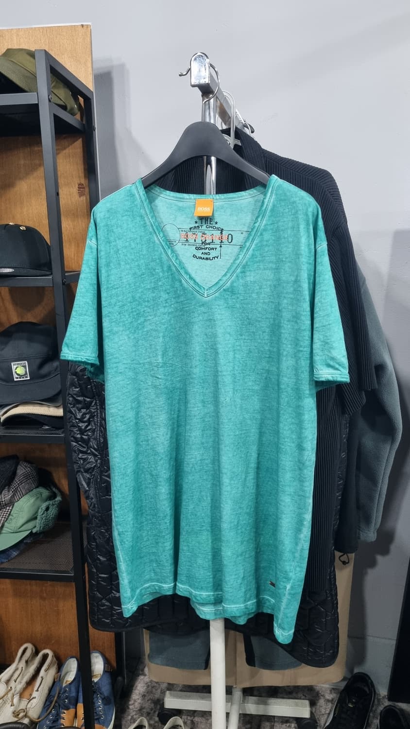 보스오렌지(Hugo boss) 워싱 반팔티셔츠 95~100 상태깔끔 상품이미지1