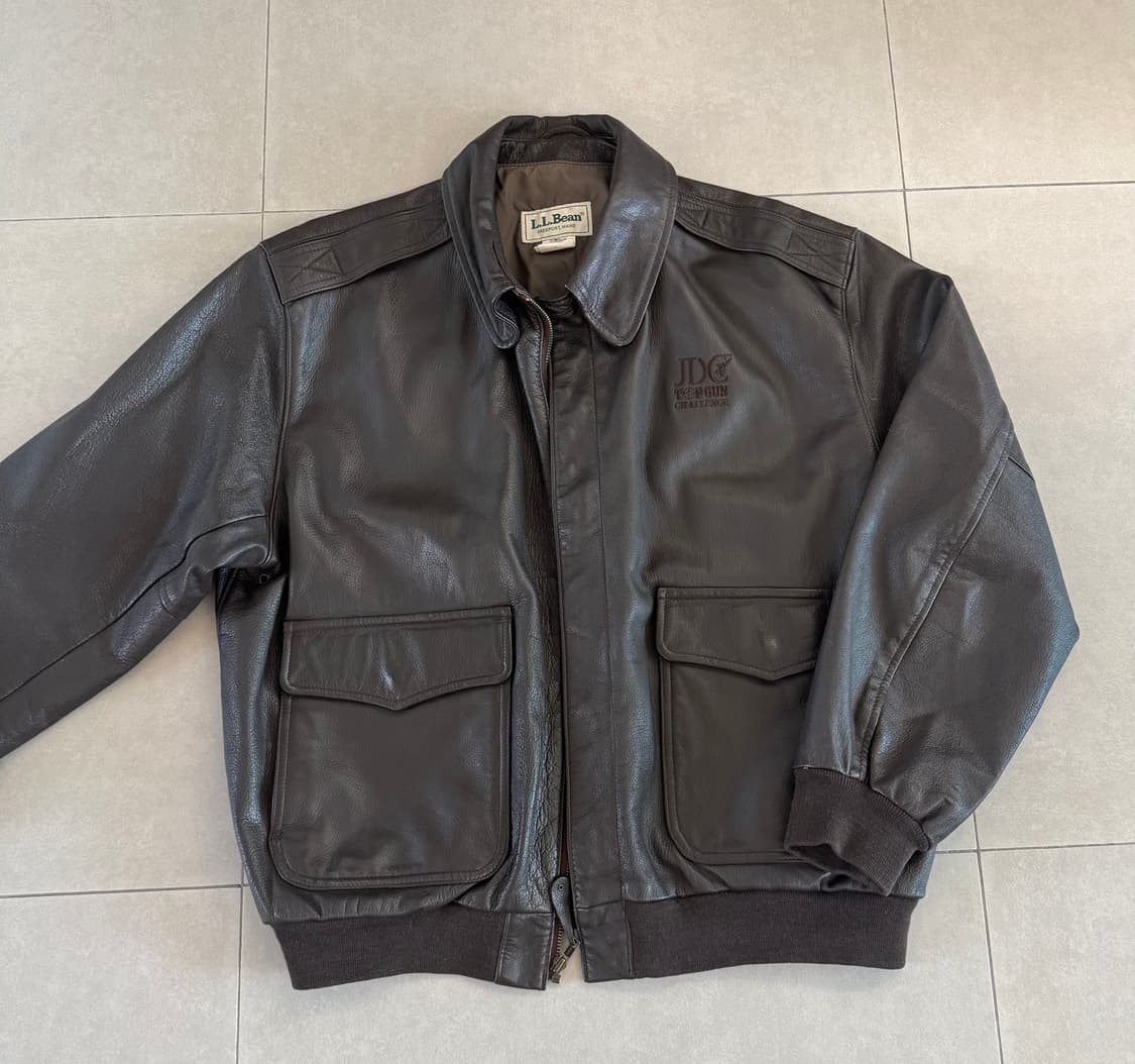 80’s L.L Bean 염소가죽 A2 자켓 상품이미지2