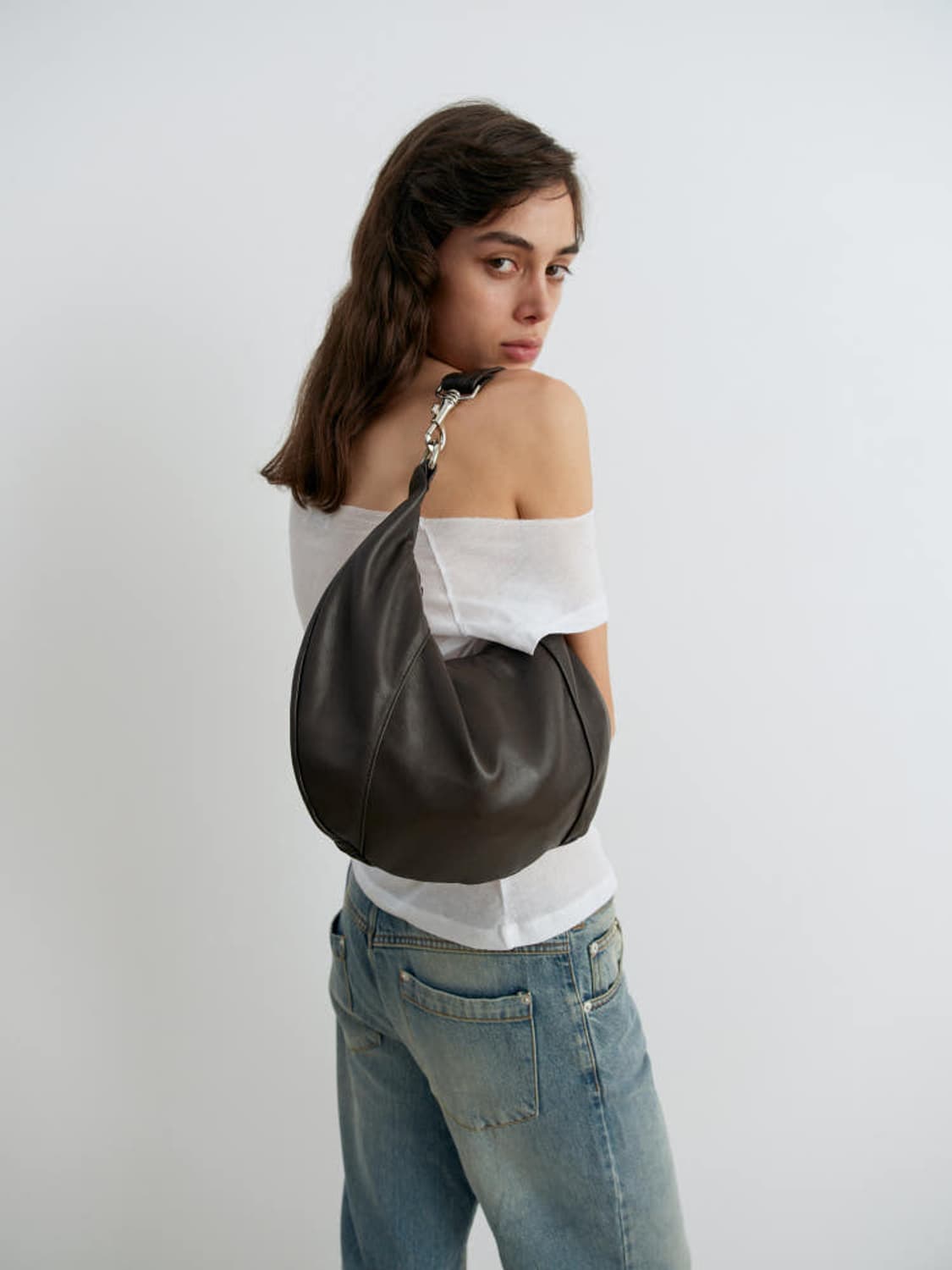 기마구아스 Mini Paula 미니 파울라 백/브라운 상품이미지1