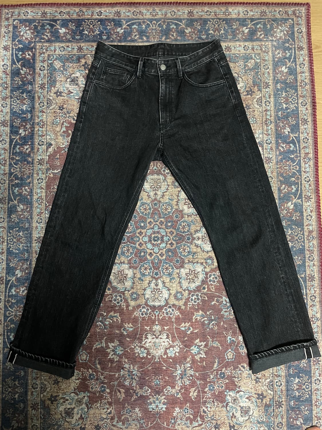 드레 프로젝트 G denim 블랙 셀비지 상품이미지2