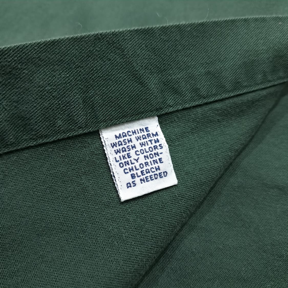 CK049 2XL 폴로 90s 헤비트윌 포레스트그린 셔츠 남방 상품이미지5