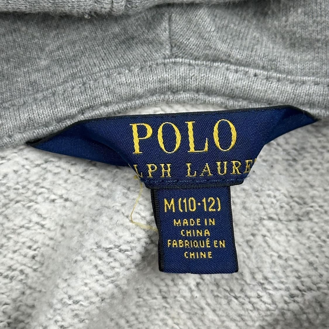 폴로 랄프로렌 포니 걸즈 그레이 후드집업 (실측 XS 여성추천) 상품이미지6