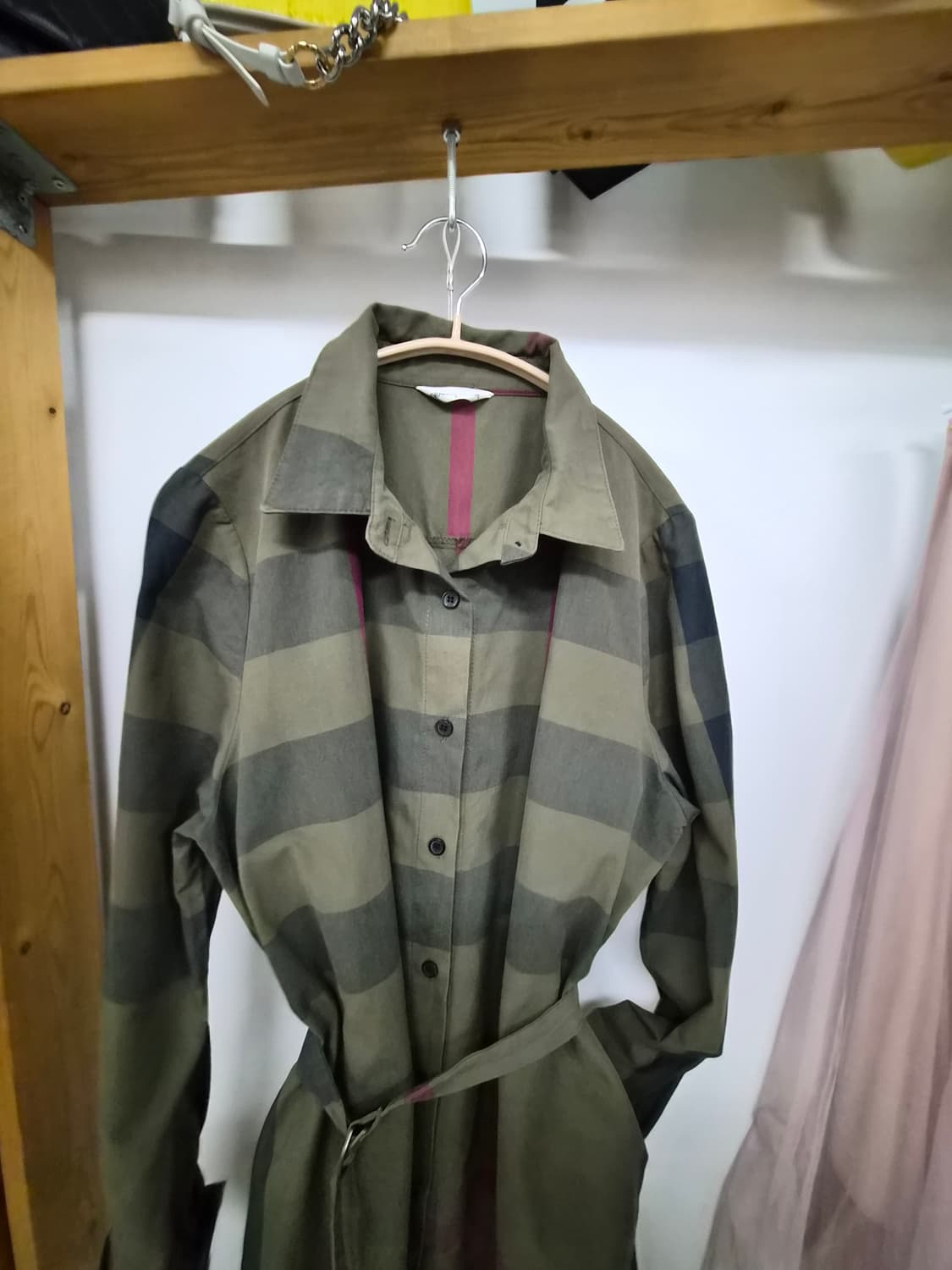 체크 셔츠 원피스 상품이미지4