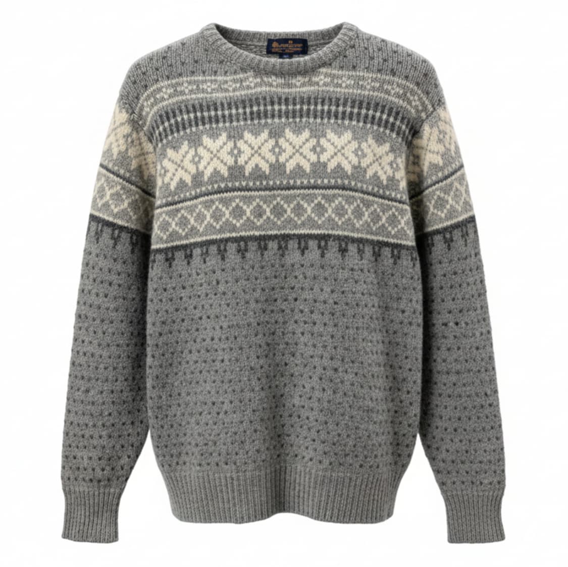 일본 빈티지 ROBARTTODD 울100 노르딕 니트 1828 상품이미지1