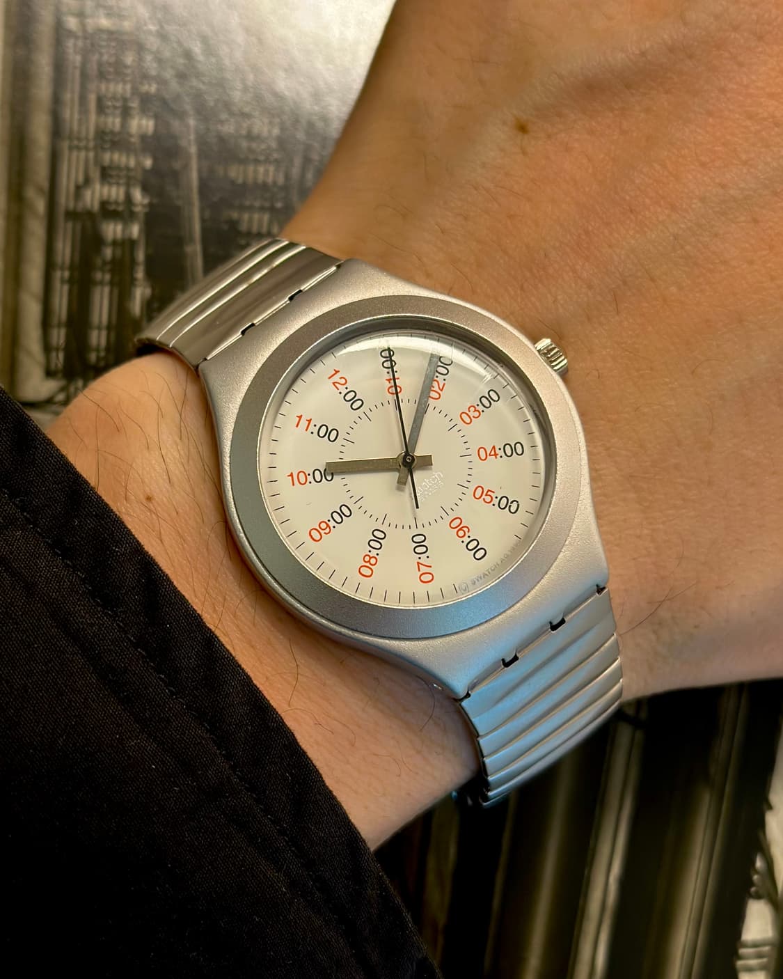 95년판) 빈티지 스와치 익스팬션 실버 perfect12 상품이미지1