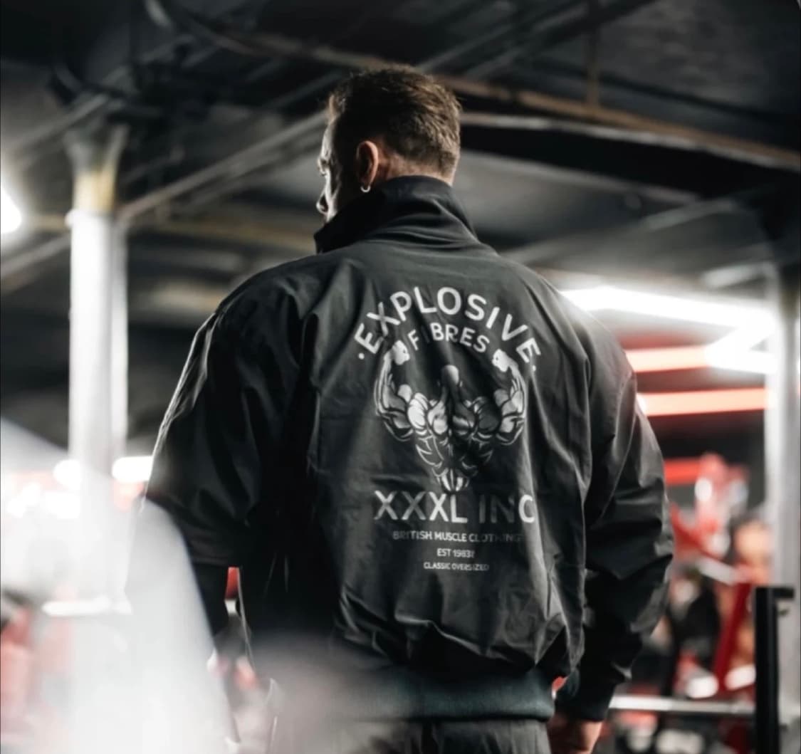 Explosive Fibres 봄버 자켓 블랙 상품이미지3