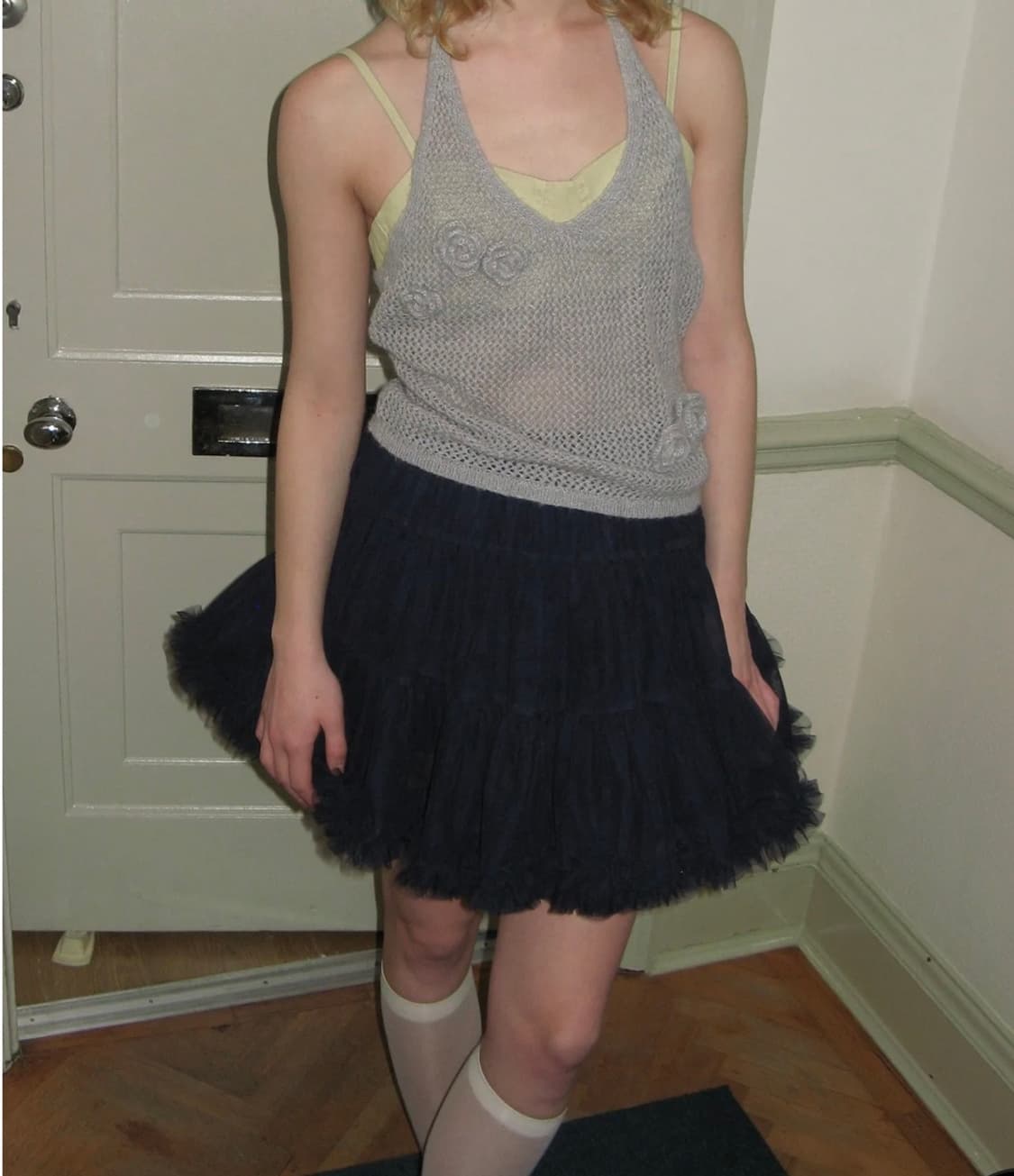 시눈 튜튜스커트 tute skirt navy 상품이미지2