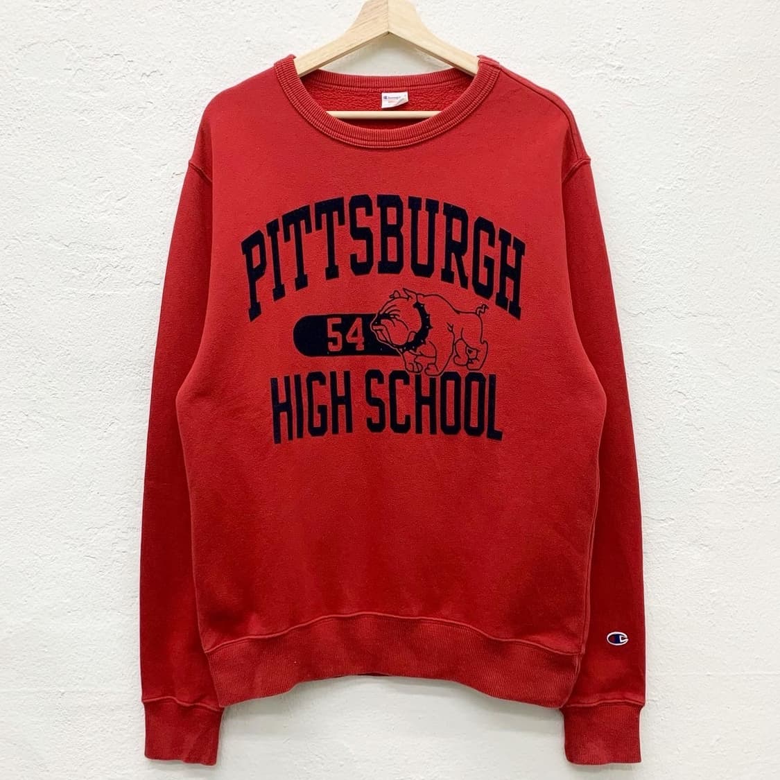챔피온 레드 피츠버그 하이스쿨 맨투맨 상품이미지3