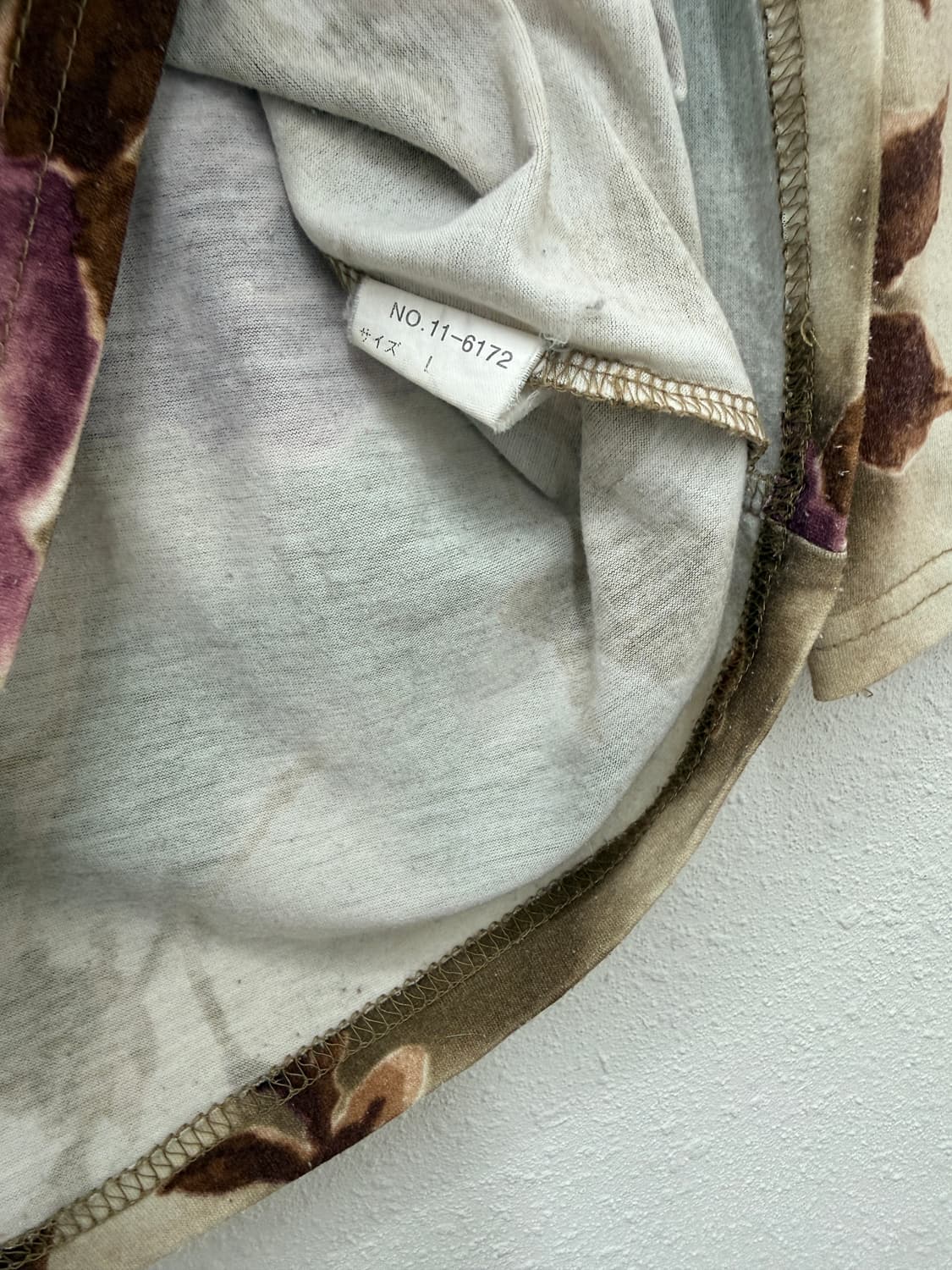 빈티지 CINEMA CLUB 로즈 브라운 셔링 블라우스 상품이미지4