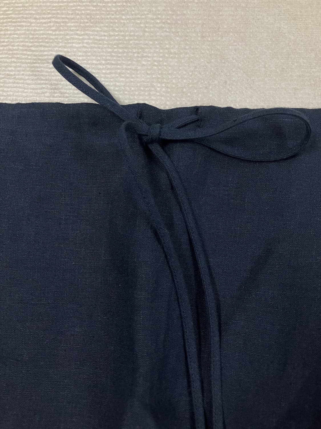 블루브릭 Linen string skirt (navy) S 상품이미지2