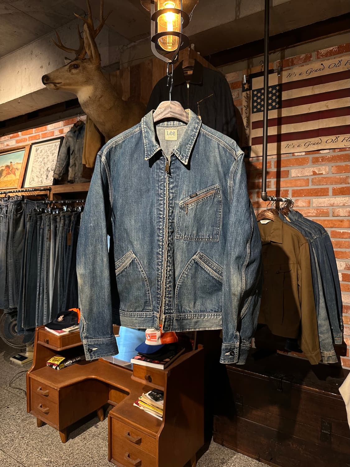70s USA LEE 91-B Denim Work Jacket 상품이미지1