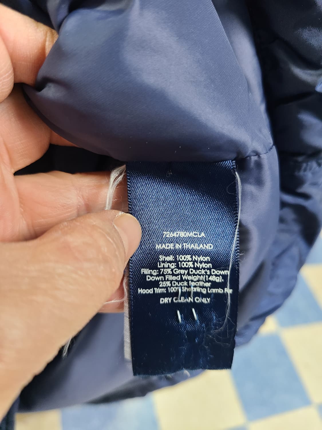 랄프로렌 네이비 롱 패딩  상품이미지7