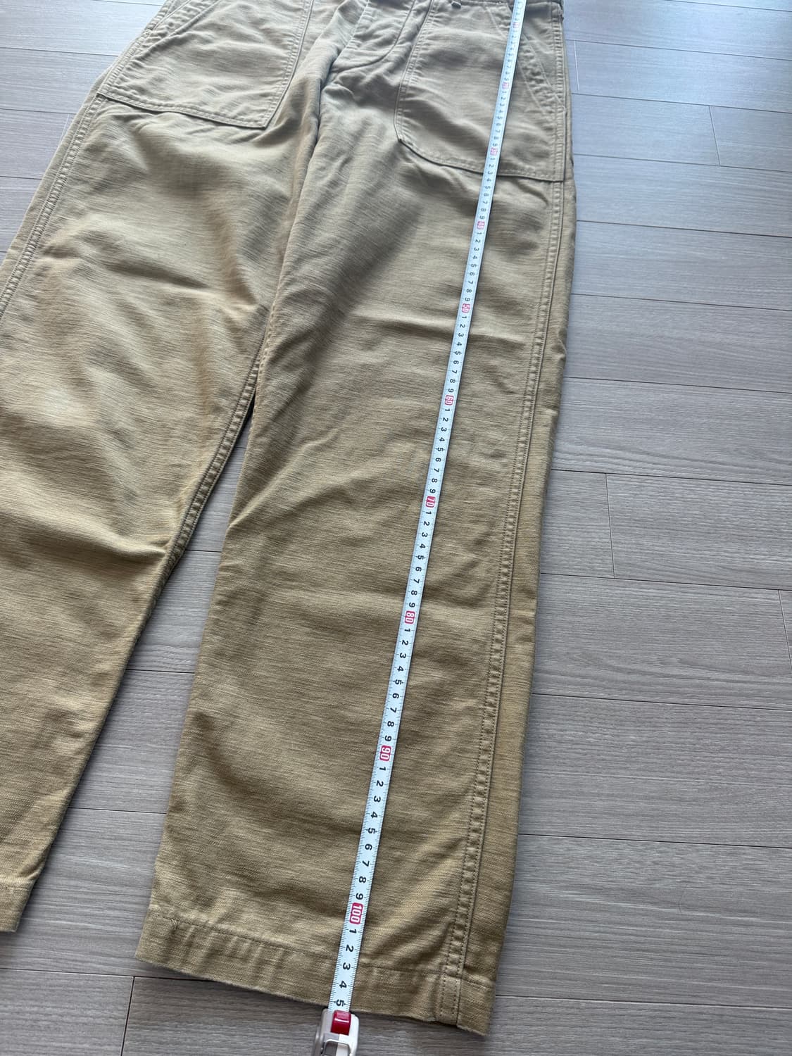 orslow 오어슬로우 퍼티그 레귤러핏 베이지 2사이즈 노수선  상품이미지5