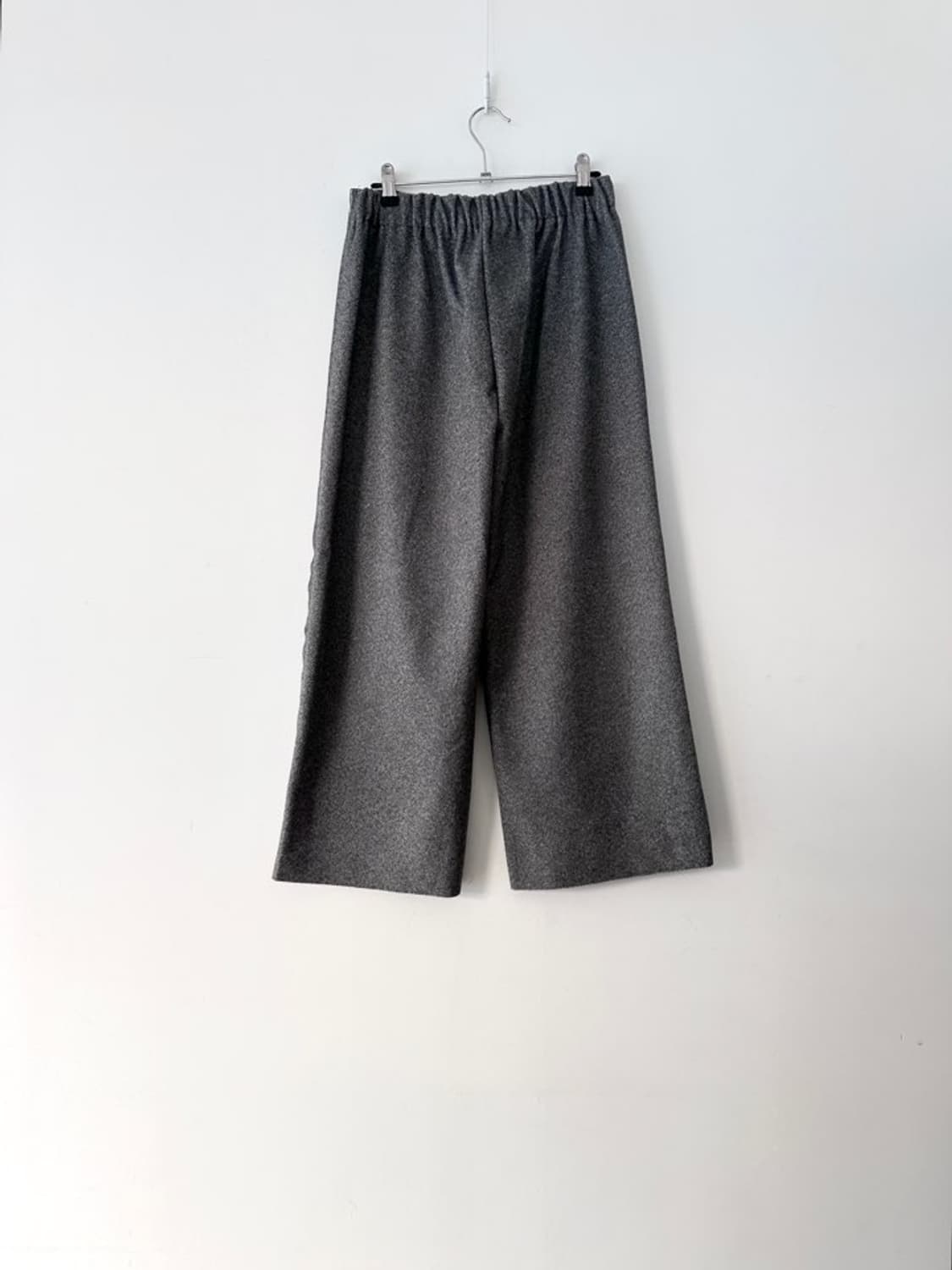 West ribbon herringbone pants / grey 상품이미지3