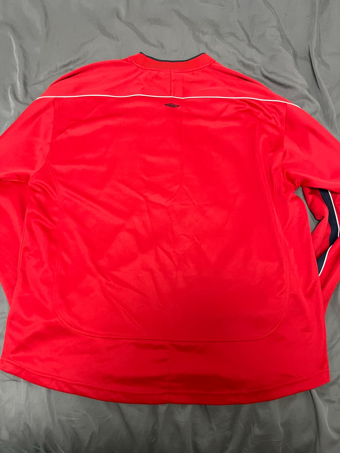 [XXL/빅사이즈] 엄브로 프로 트레이닝 웜업 롱슬리브 탑 레드/네이비 상품이미지2