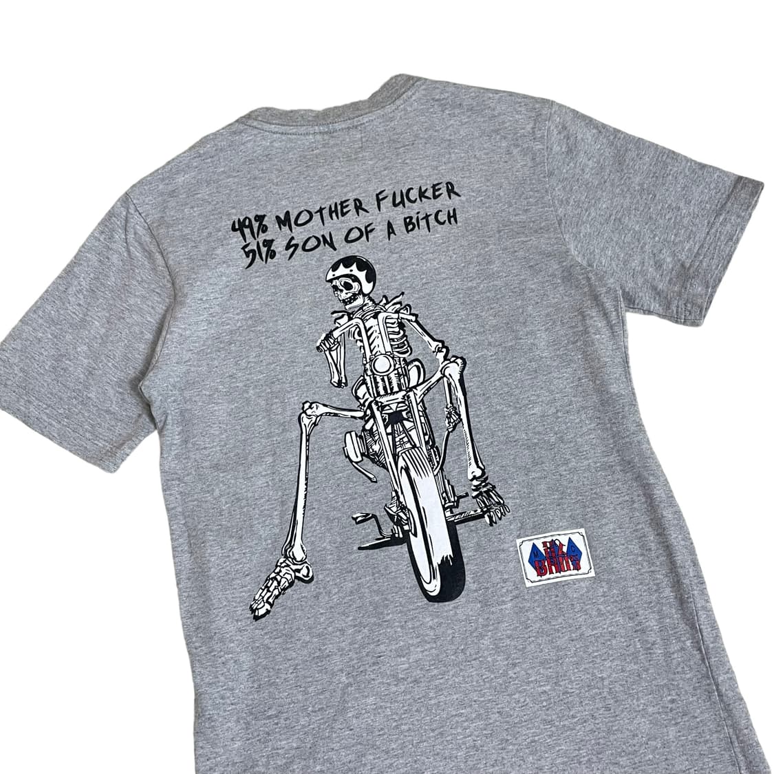 (S) 벤슨 스컬라이더 백로고 반팔티 상품이미지3