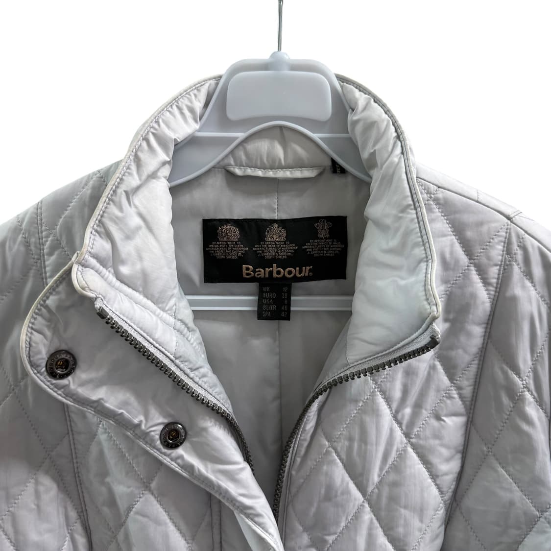 [38] 바버 연그레이 퀄팅 자켓 상품이미지6