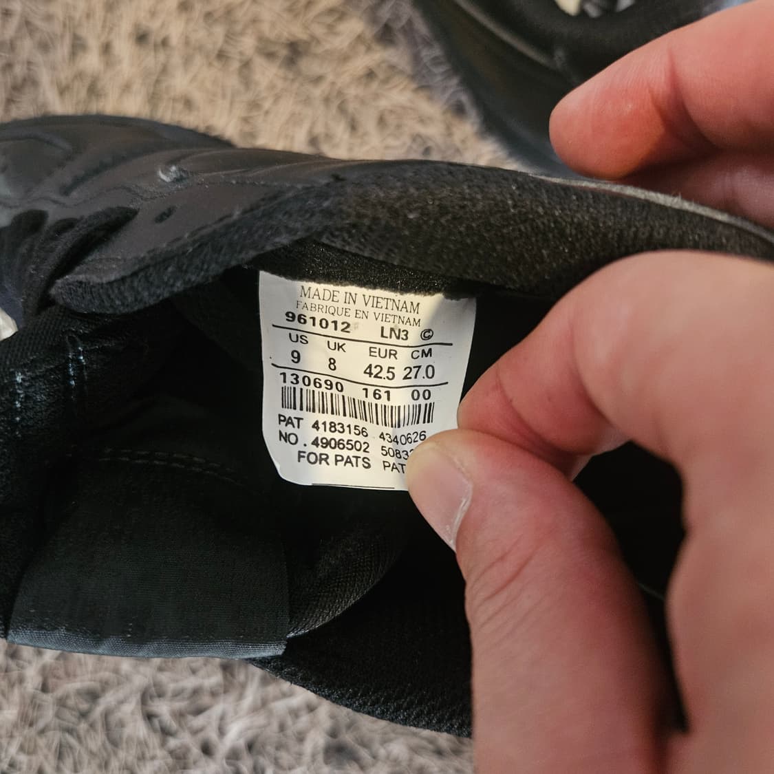 나이키(Nike) 00's 에어포스1 올검 270size  상품이미지9