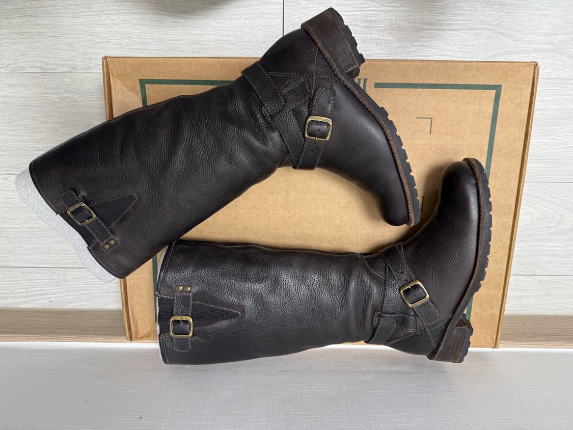 (230)LLBEAN 엘엘빈 레더 엔지니어부츠 브라운 상품이미지4