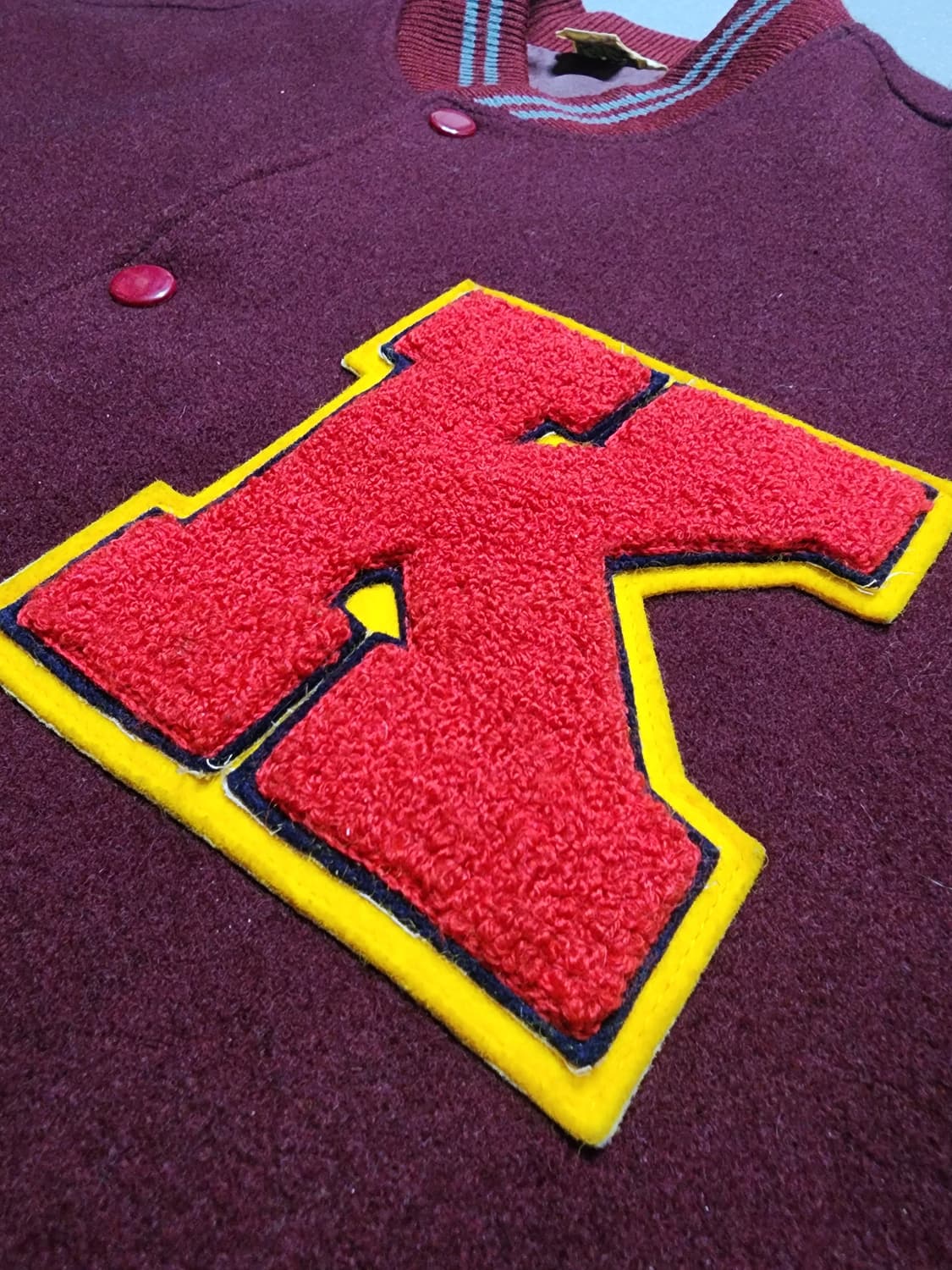 빈티지 80's 톰슨가젤 레터맨 울 바시티 자켓 상품이미지9