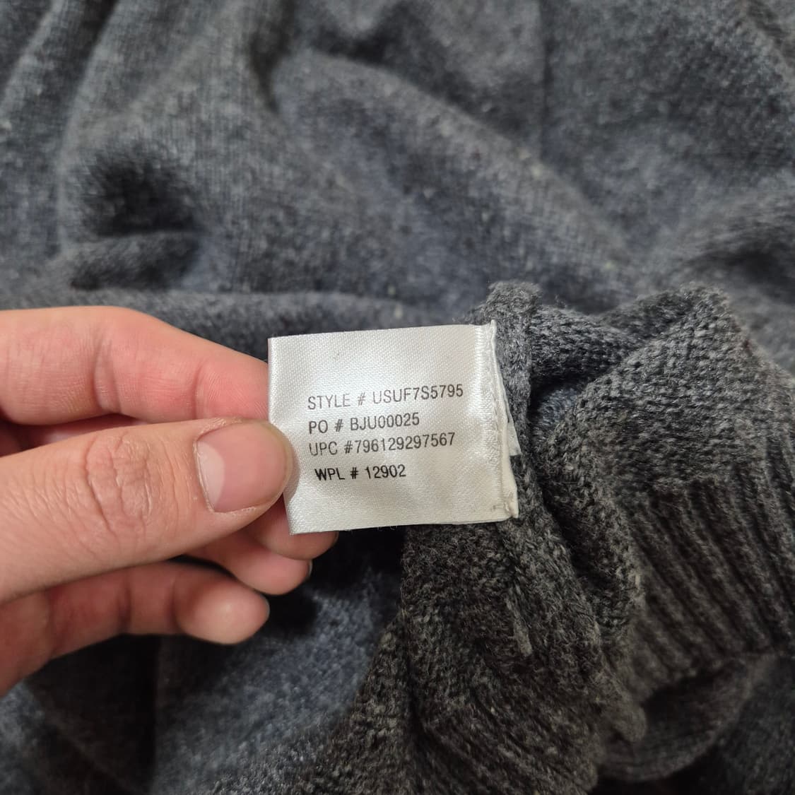 US 폴로 아센 숄카라 엘보우패치 니트 스웨터 XL(105) 상품이미지6