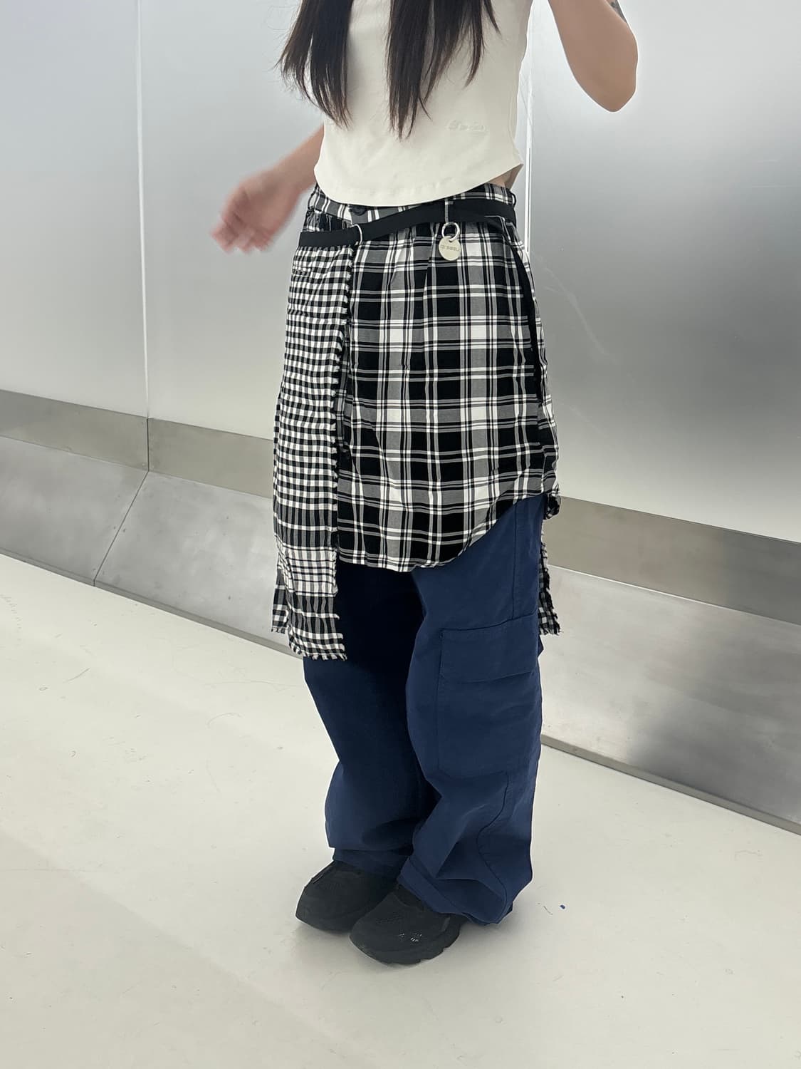 Diesel unbalance lap skirt 상품이미지10