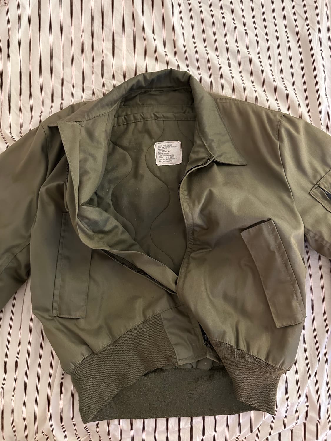 미군 오리지널 CVC 탱커 자켓 (100) 상품이미지4