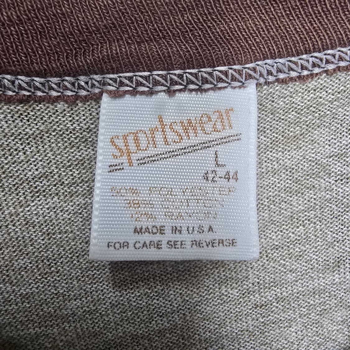 Vintage 70~80s Sportswear 콜로라도빅혼수베니어 링거티 상품이미지8