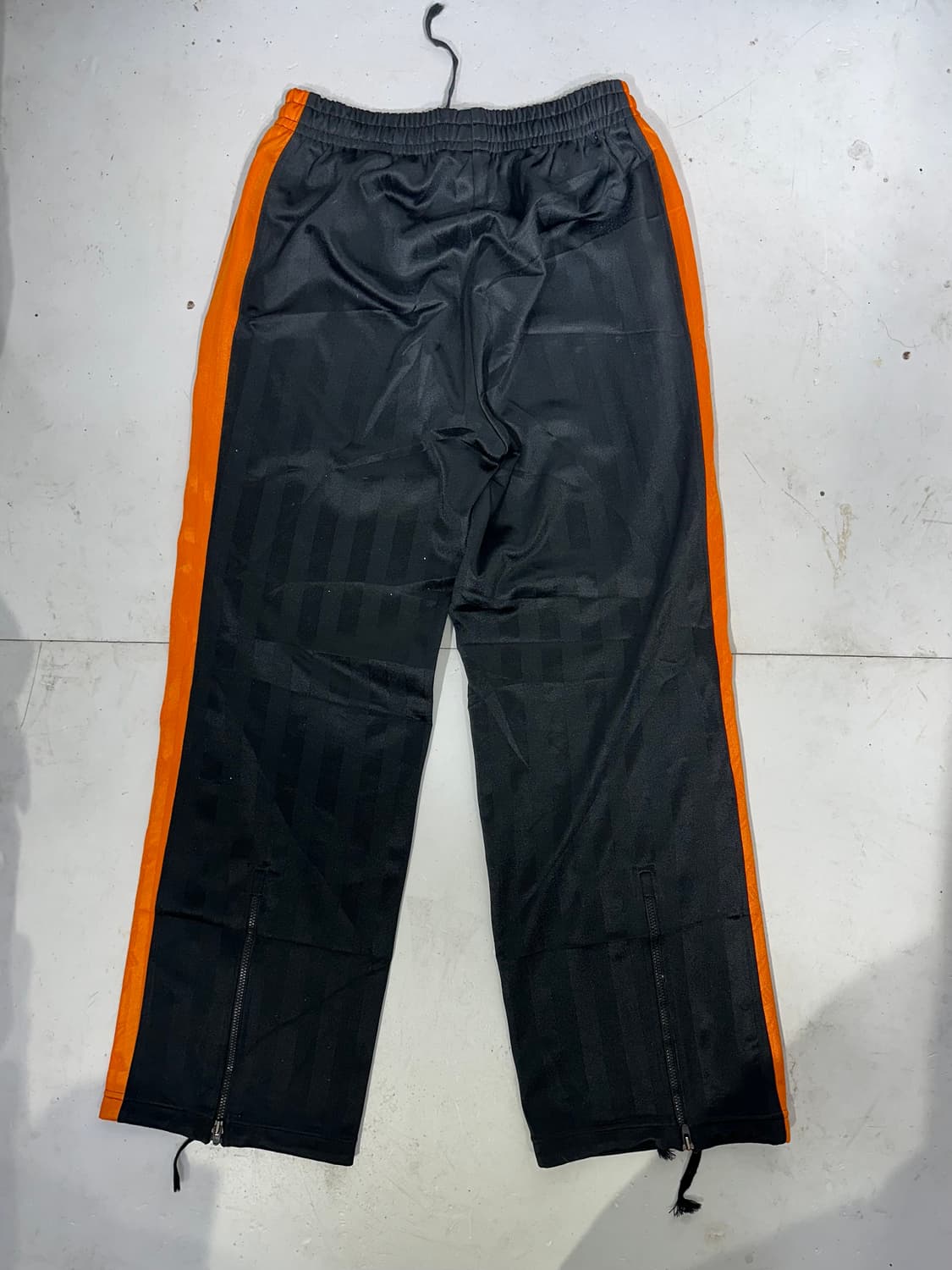 푸마 블랙 오렌지 사이드 라인 와이드 팬츠 S 상품이미지5