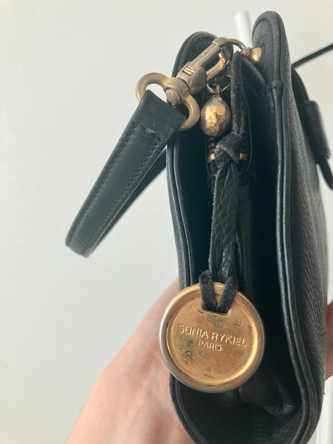 소니아 리키엘 블랙 미니크로스백 상품이미지3