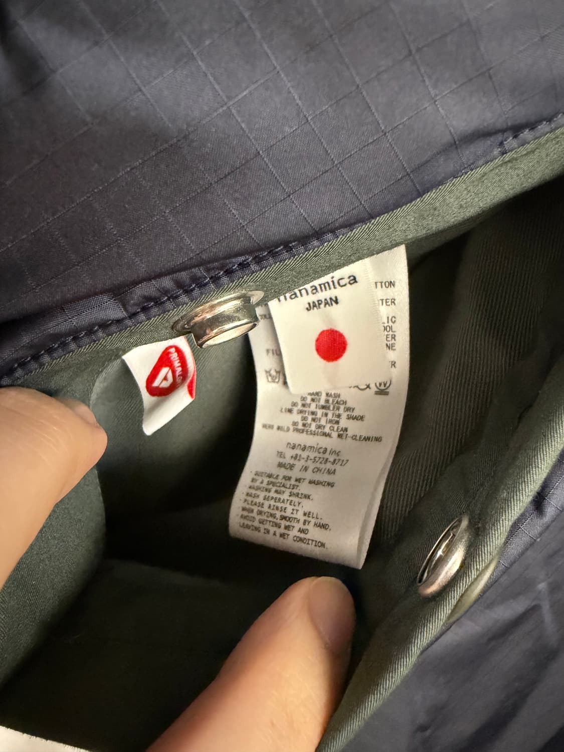 나나미카 바시티 자켓 모스 L 상품이미지3