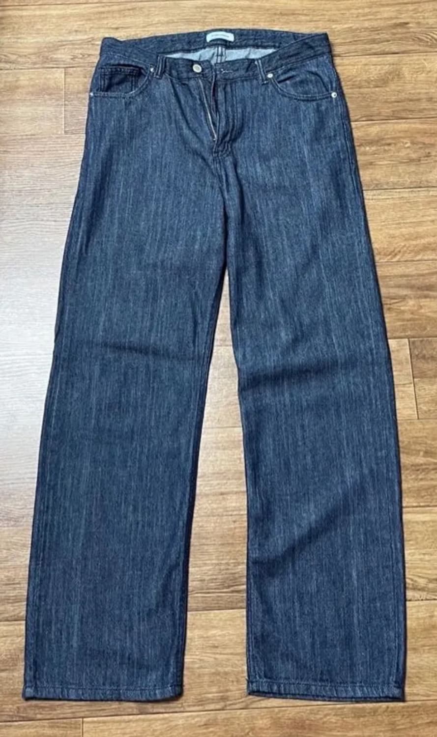 오더아카이브 로프 와이드 데님 핏 썸머 팬츠 인디고 상품이미지1